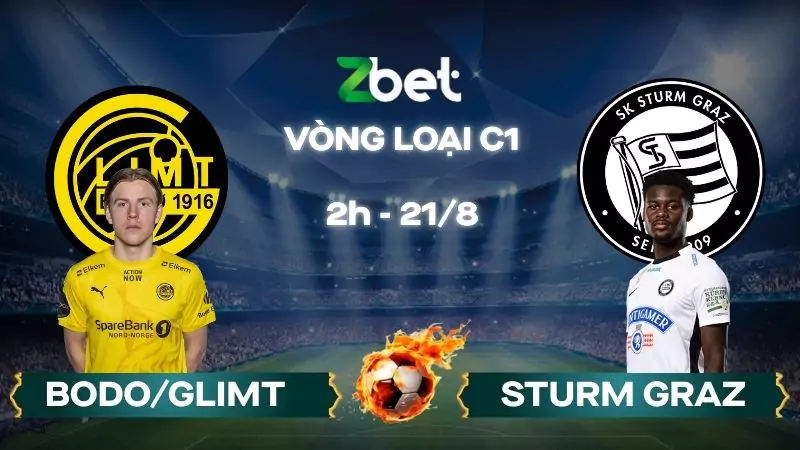 Nhận định soi kèo Bodo/Glimt vs Sturm Graz - 02h00 21/08/2025 - Vòng loại C1