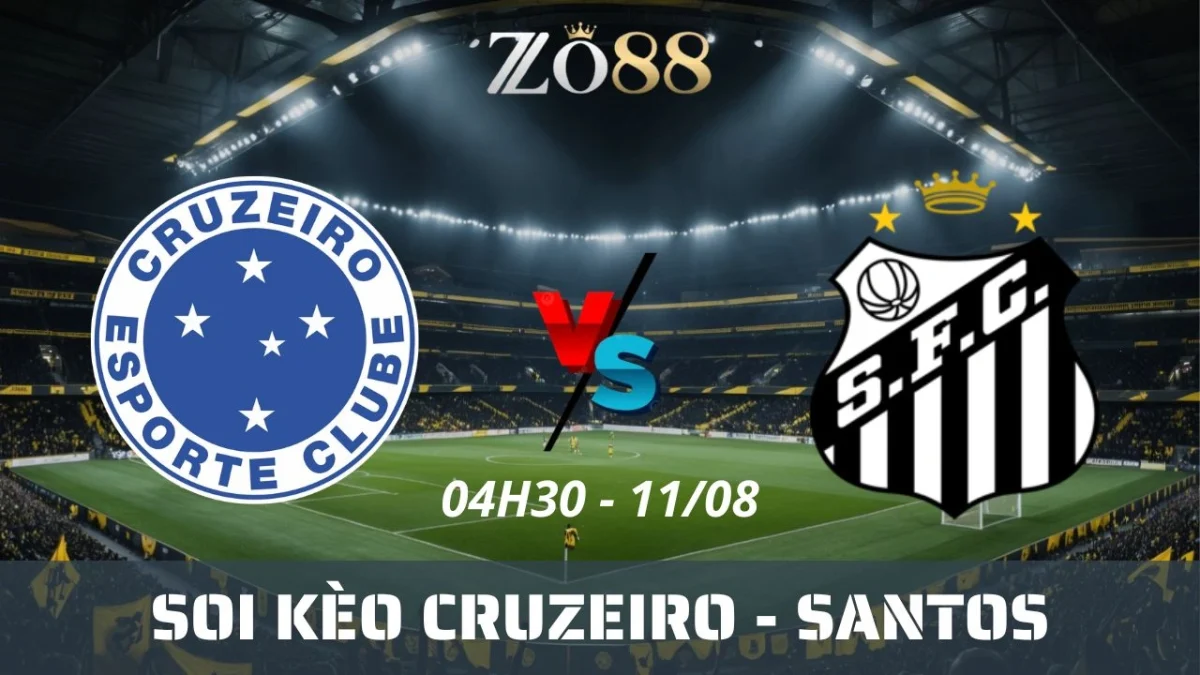 Soi kèo nhà cái Cruzeiro vs Santos - 11/08/2025 04h30 Brazil Serie A