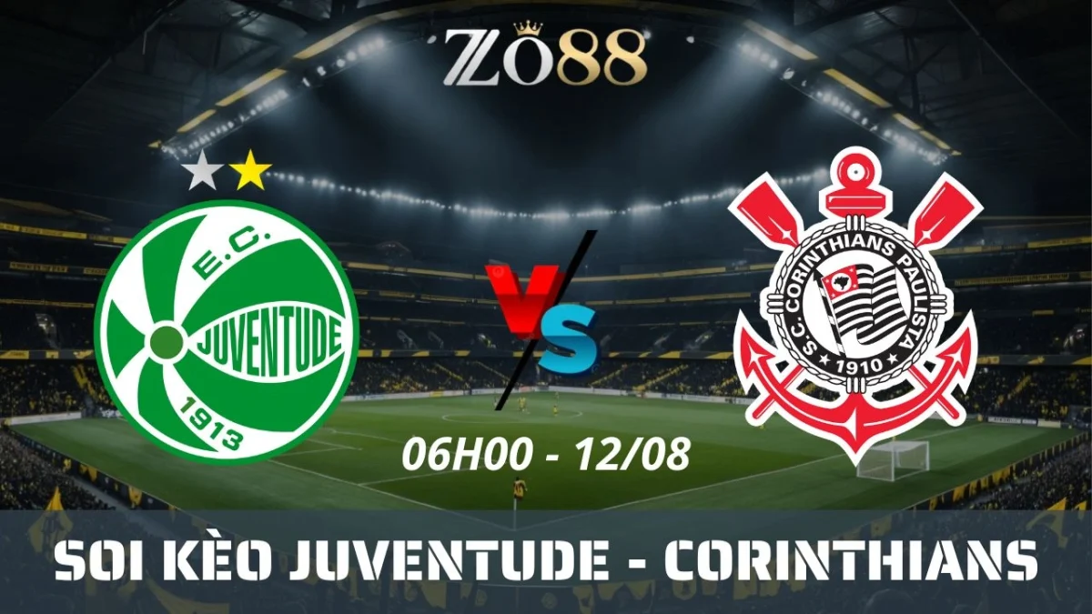 Soi kèo nhà cái Juventude vs Corinthians - 12/08/2025 06h00 Brazil Serie A