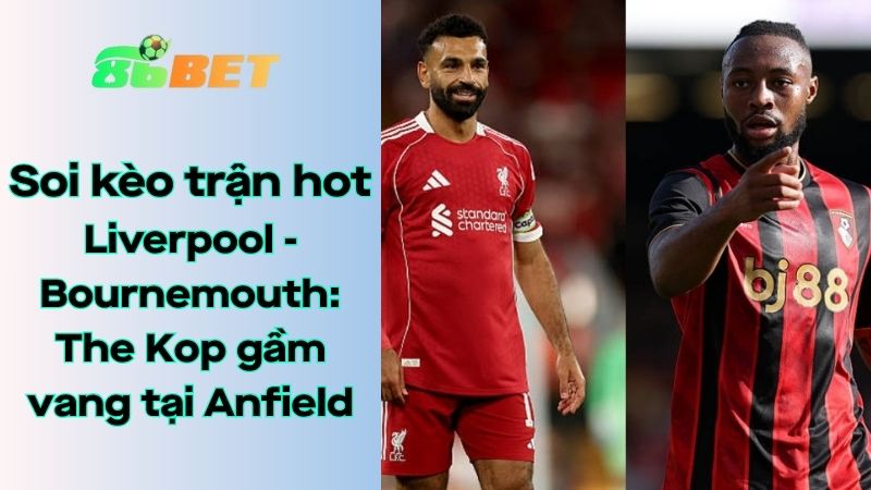 Soi kèo nhà cái 86BET Liverpool - Bournemouth: 02h00 - 16/08/2025 - Ngoại hạng Anh