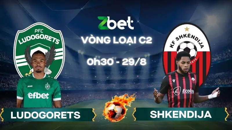 Nhận định soi kèo Ludogorets vs Shkendija - 00h30 29/08/2025 - Vòng loại C2