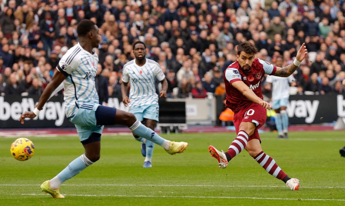 Dự đoán tỷ số Nottingham - West Ham: 2-1