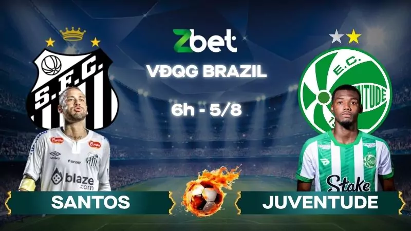 Nhận định soi kèo Santos vs Juventude - 06h00 05/08/2025 - VĐQG Brazil