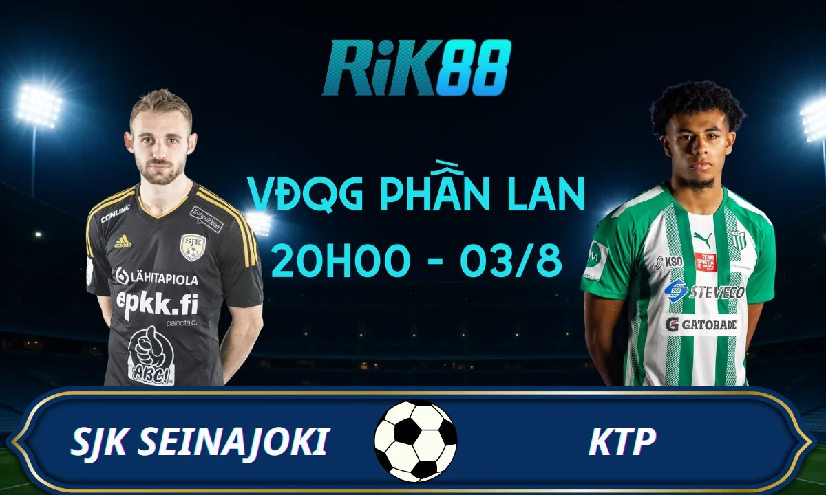 Soi kèo SJK Seinajoki vs KTP - 20h00 ngày 03/08/2025 - VĐQG Phần Lan