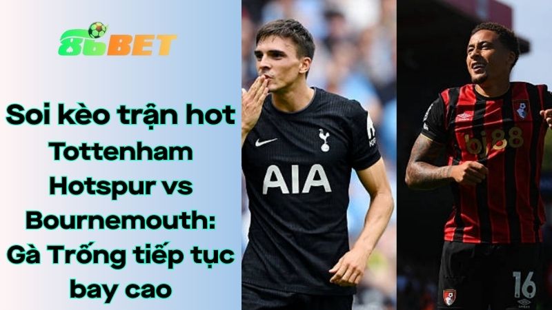 Soi kèo nhà cái 86BET Tottenham Hotspur - Bournemouth: 21h - 30/08/2025 - Ngoại hạng Anh