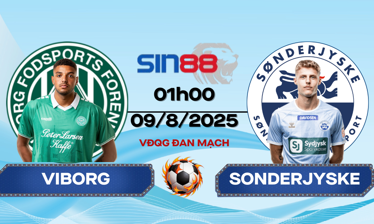 Soi kèo bóng đá Viborg - Sonderjyske 01h00 ngày 09/08/2025 - VĐQG Đan Mạch