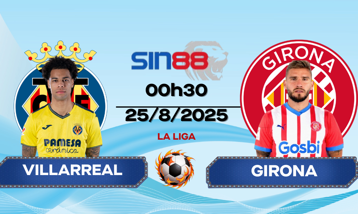 Soi kèo bóng đá Villarreal - Girona 00h30 ngày 25/08/2025 - La Liga