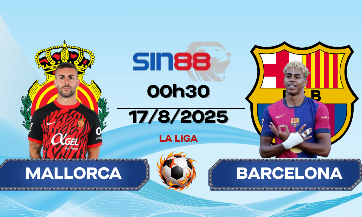 Soi kèo bóng đá Mallorca - Barcelona 00h30 ngày 17/08/2025 - La Liga