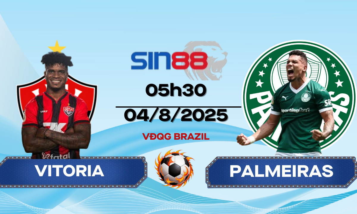 Soi kèo bóng đá bóng đá Vitoria - Palmeiras 05h30 ngày 04/08/2025 - VĐQG Brazil