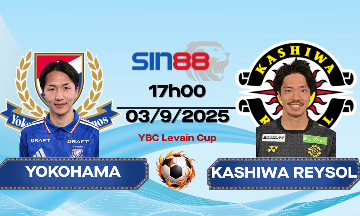 Soi kèo bóng đá Yokohama F. Marinos - Kashiwa Reysol 17h00 ngày 03/09/2025 - YBC Levain Cup