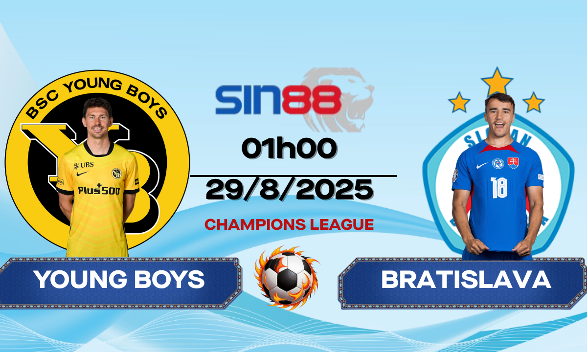 Soi kèo bóng đá Young Boys - Slovan Bratislava 01h00 ngày 29/08/2025 - VL Europa League