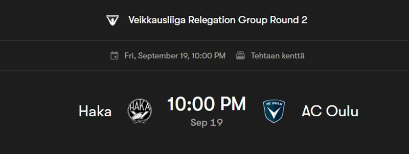 Nhận định bóng đá trận Haka vs Oulu uk88