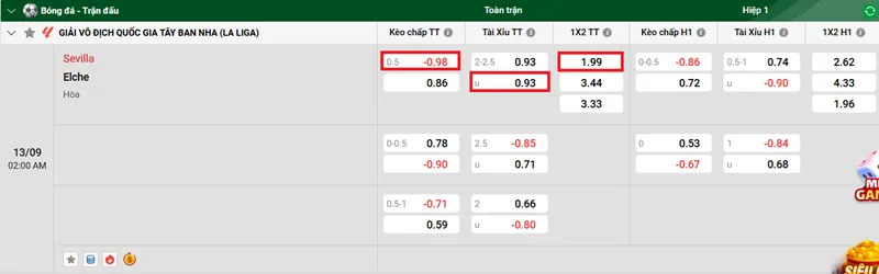 Nhận định bóng đá trận Sevilla vs Elche uk88, UK88