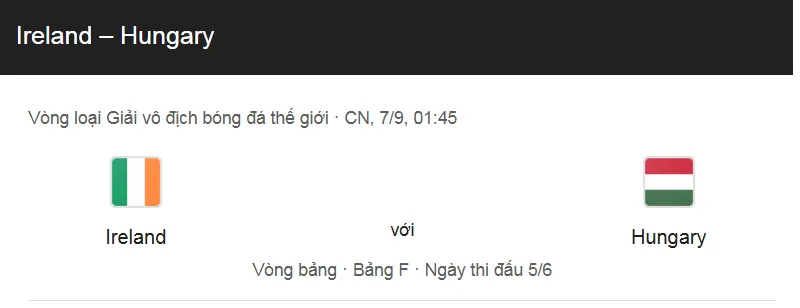 Nhận định bóng đá về trận đấu giữa Ireland vs Hungary uk88