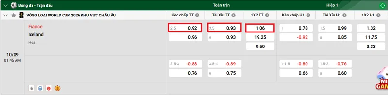 Nhận định bóng đá về trận đấu giữa Pháp vs Iceland uk88