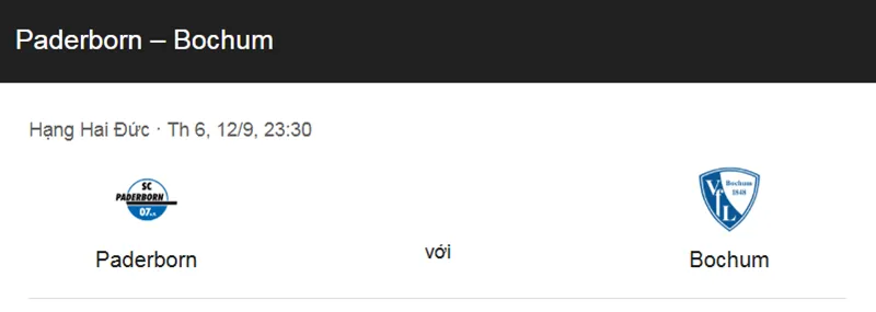 Nhận định bóng đá về trận đấu giữa SC Paderborn 07 và VfL Bochum uk88