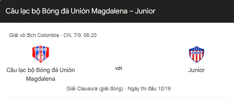 Tip Kèo Bóng Đá Union Magdalena vs Junior Barranquilla uk88