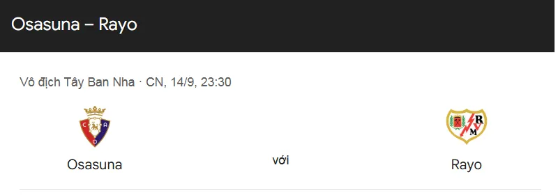 Tip giới thiệu chung về trận đấu Osasuna vs Rayo Vallecano uk88
