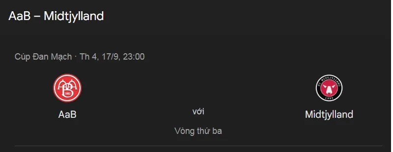 Tip kèo bóng đá trận đấu giữa AaB Aalborg vs Midtjylland uk88