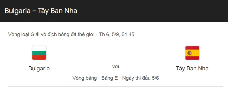 Tips bóng đá chi tiết về trận đấu giữa Bulgaria vs Tây Ban Nha uk88