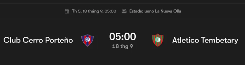 Tips bóng đá chi tiết về trận đấu giữa Cerro Porteño vs Atletico Tembetary uk88