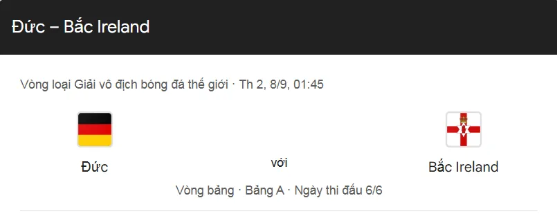 Tips bóng đá chi tiết về trận đấu giữa Germany vs Northern Ireland uk88