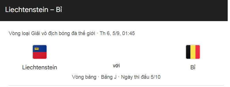 Tips bóng đá chi tiết về trận đấu giữa Liechtenstein vs Belgium uk88