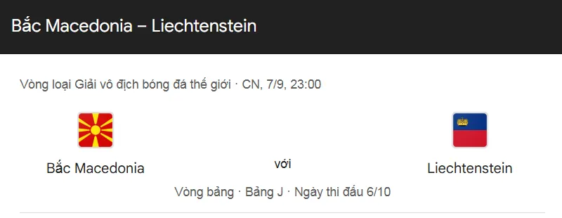 Tips bóng đá chi tiết về trận đấu giữa North Macedonia vs Liechtenstein uk88