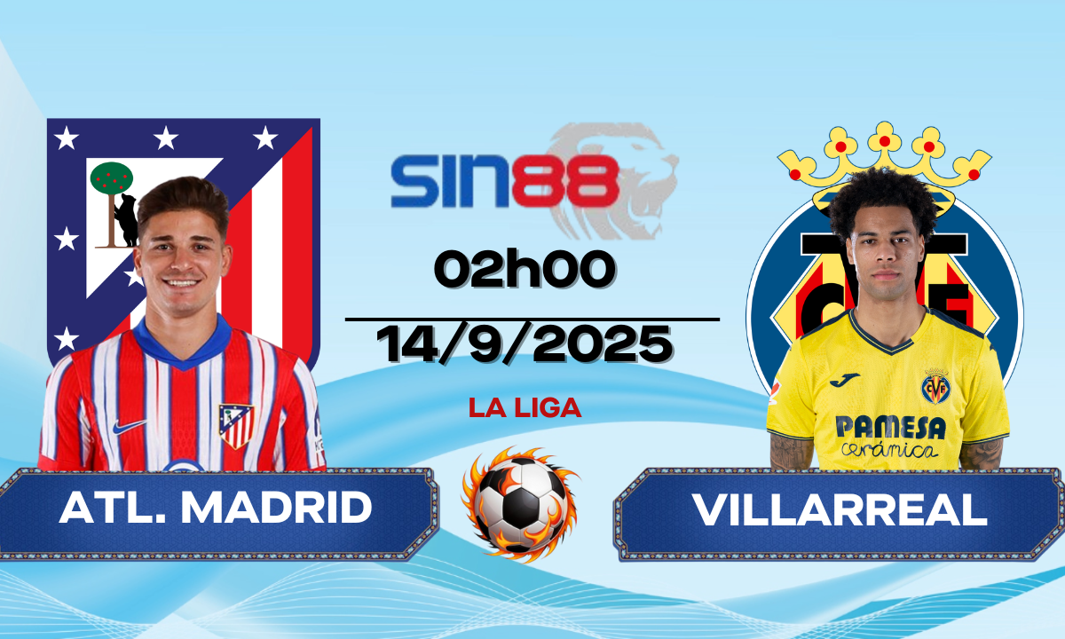 Soi kèo bóng đá Atl. Madrid - Villarreal 02h00 ngày 14/09/2025 - La Liga