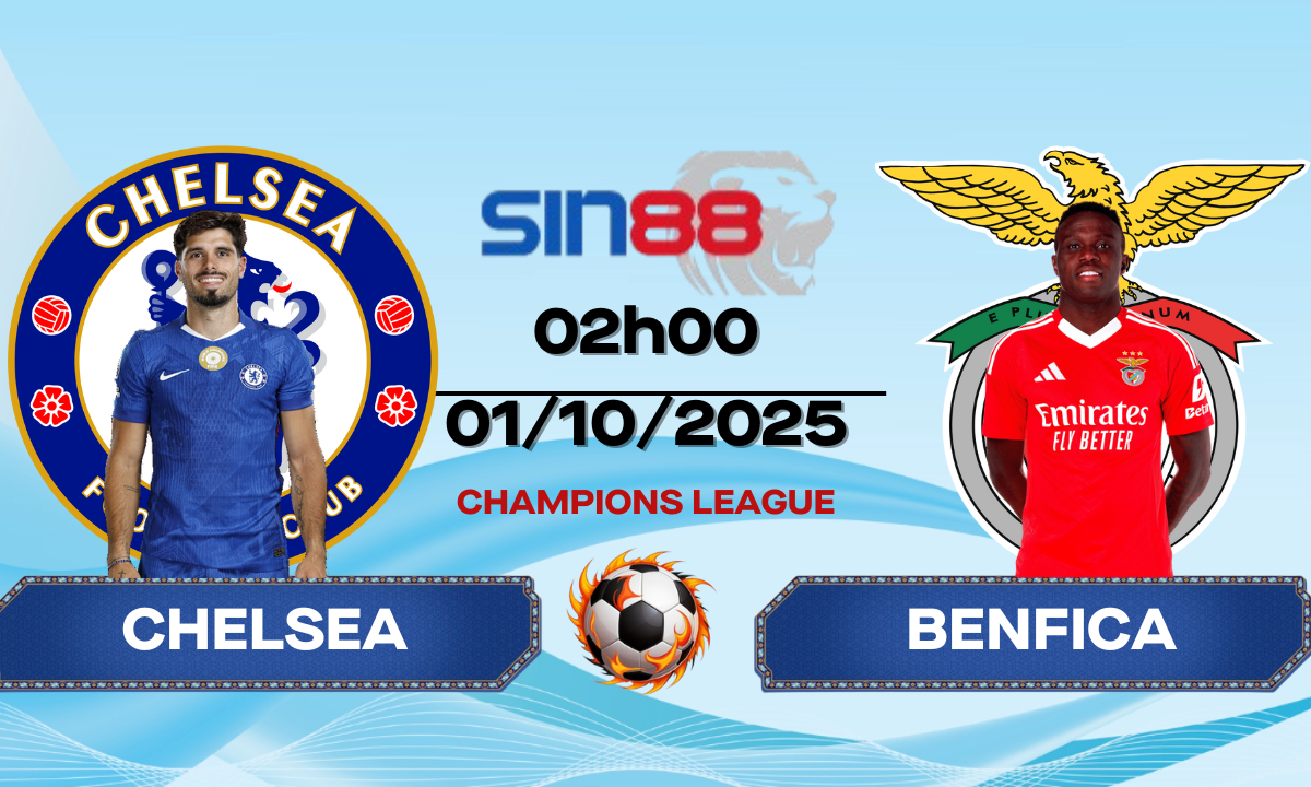 Soi kèo bóng đá Chelsea - Benfica 02h00 ngày 01/10/2025 - Champions League