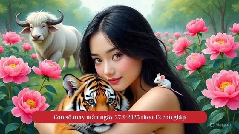Con số may mắn ngày 27/9/2025 theo 12 con giápCon số may mắn ngày 27/9/2025 theo 12 con giáp