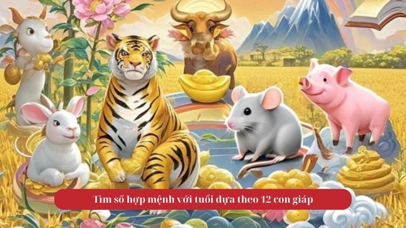 Tìm số hợp mệnh với tuổi dựa theo 12 con giáp