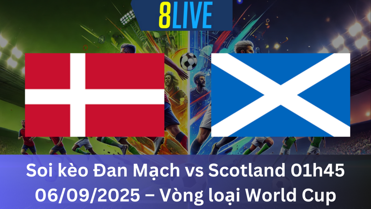 Soi kèo Đan Mạch vs Scotland 01h45 06/09/2025 – Vòng loại World Cup