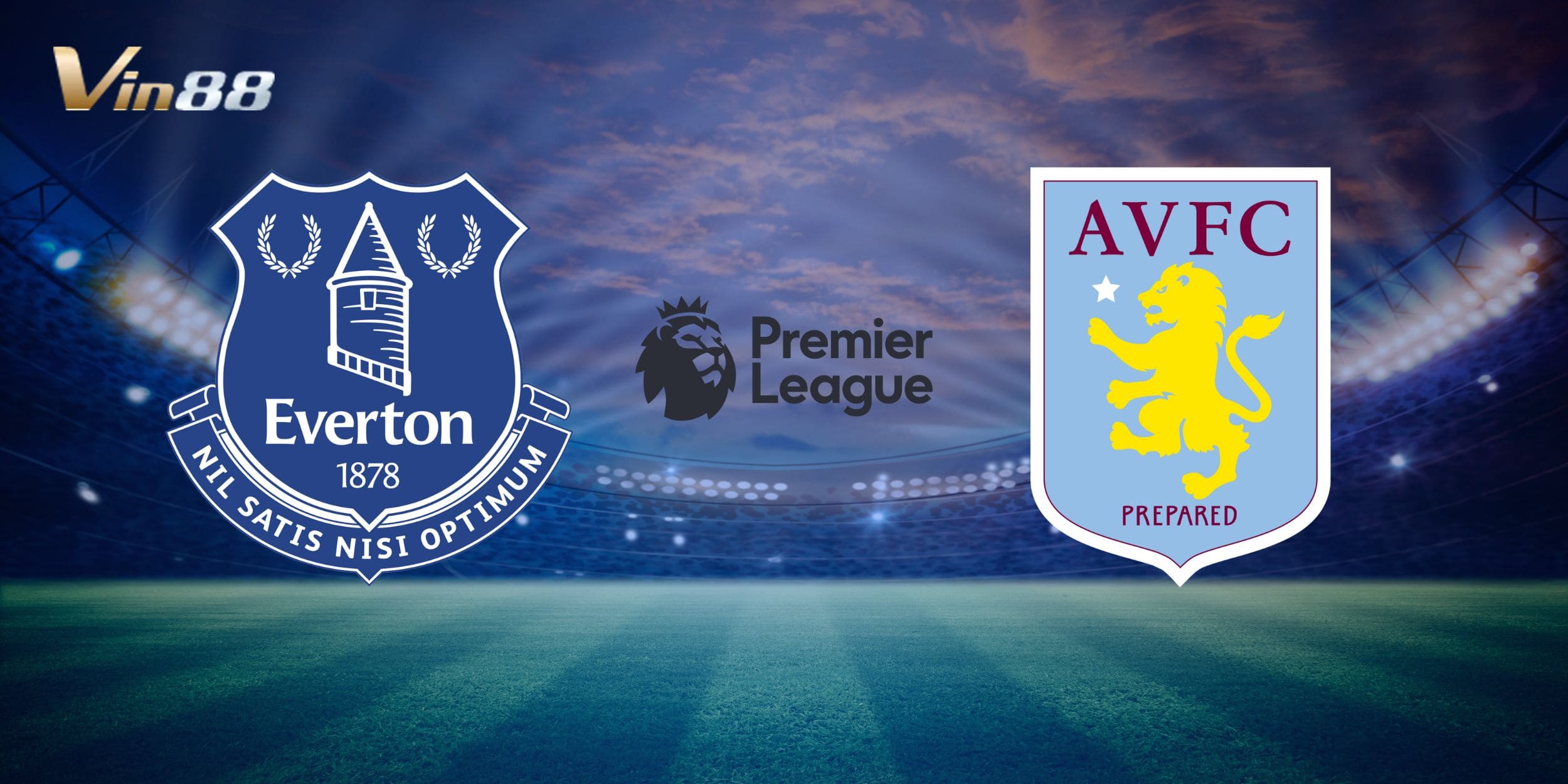 Everton Stadium sẵn sàng cho trận đấu Everton vs Aston Villa tại Ngoại Hạng Anh