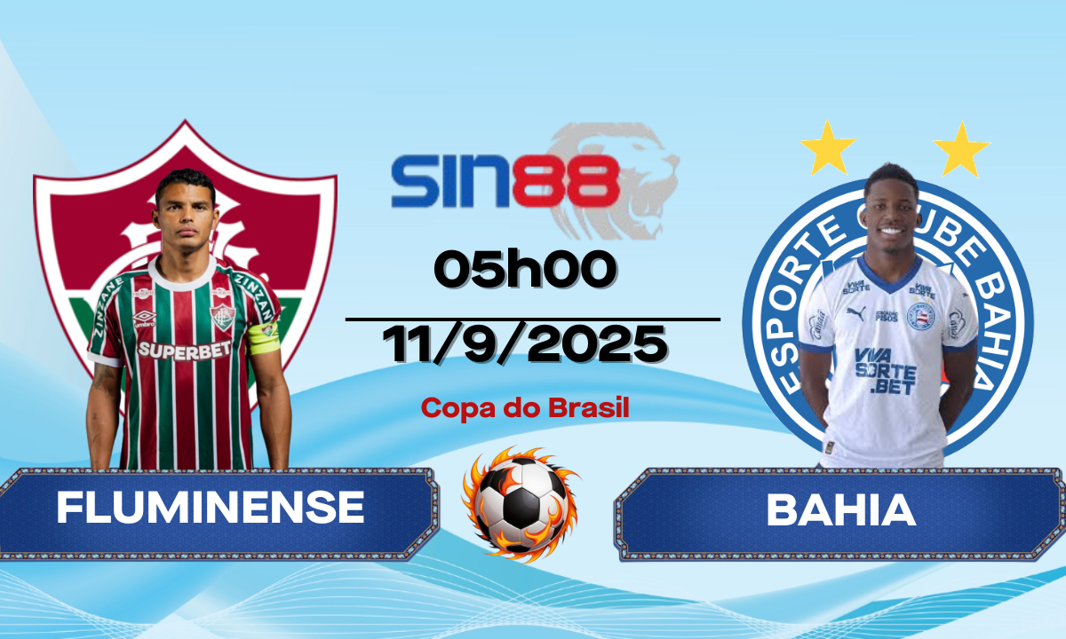 Soi kèo bóng đá Fluminense - Bahia 05h00 ngày 11/09/2025 - Copa do Brasil