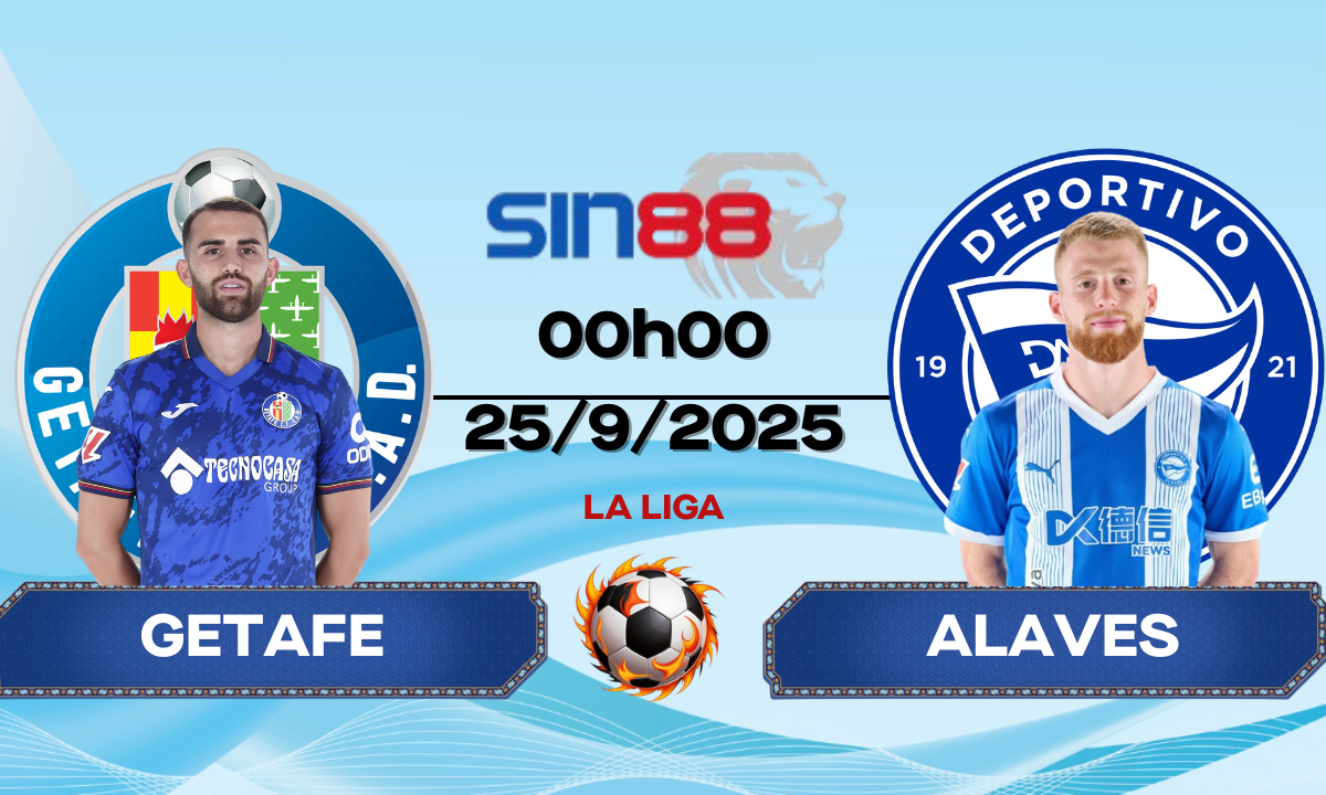Soi kèo bóng đá Getafe - Alaves 00h00 ngày 25/09/2025 - La Liga