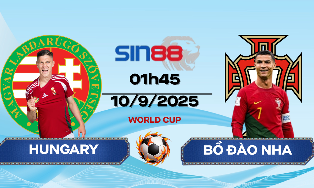 Soi kèo bóng đá Hungary – Bồ Đào Nha 01h45 ngày 10/09/2025 – VL World Cup
