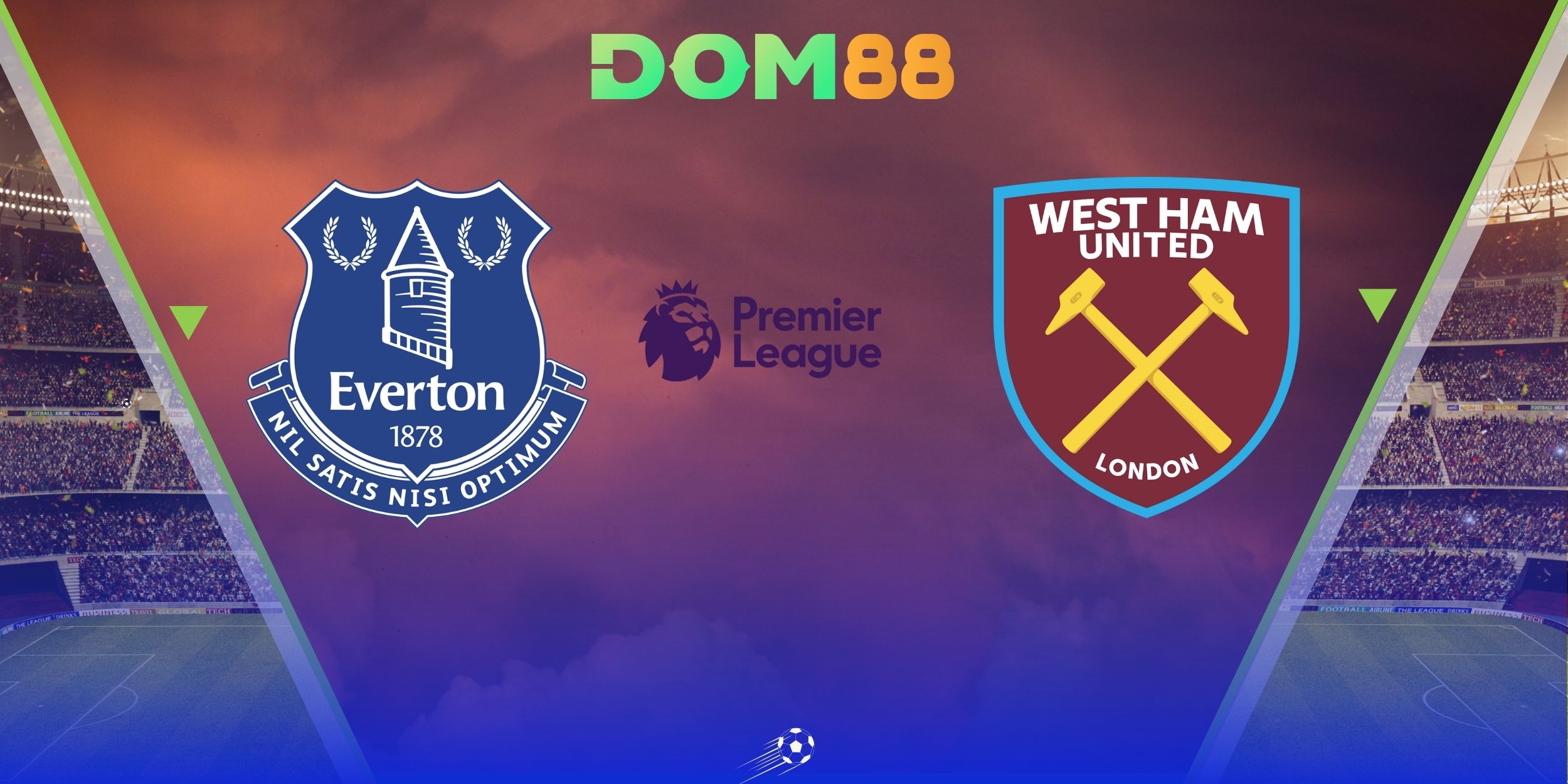Không khí sôi động tại Everton Stadium trước giờ bóng lăn vòng 6 Ngoại Hạng Anh