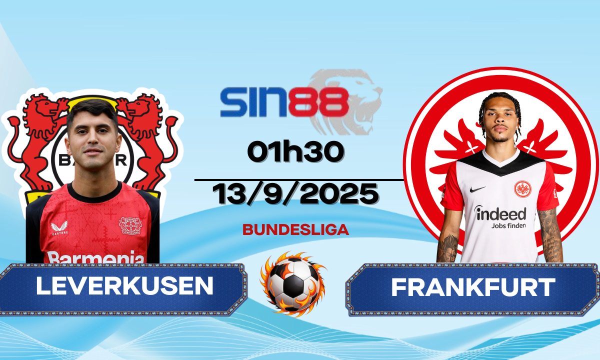 Soi kèo bóng đá Bayer Leverkusen - Eintracht Frankfurt 01h30 ngày 13/09/2025 - Bundesliga