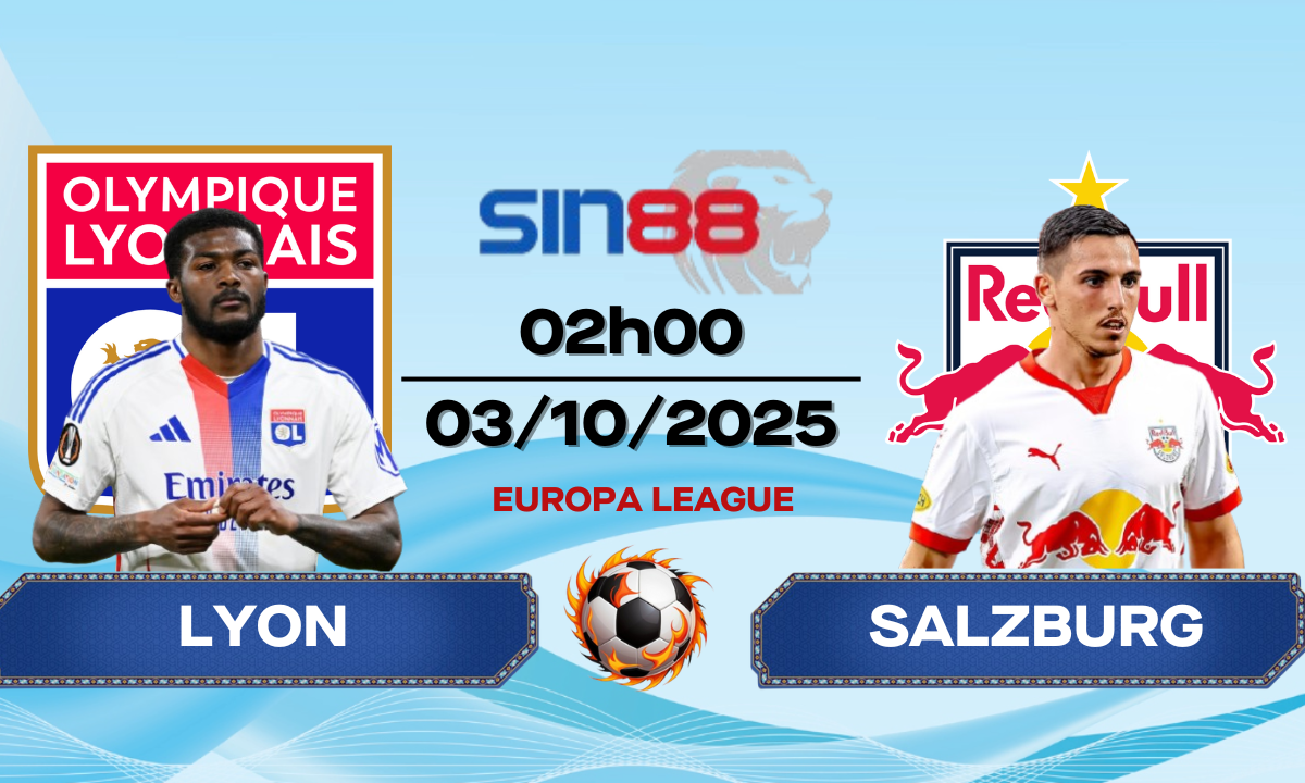 Soi kèo bóng đá Lyon - Salzburg 02h00 ngày 03/10/2025 - Europa League