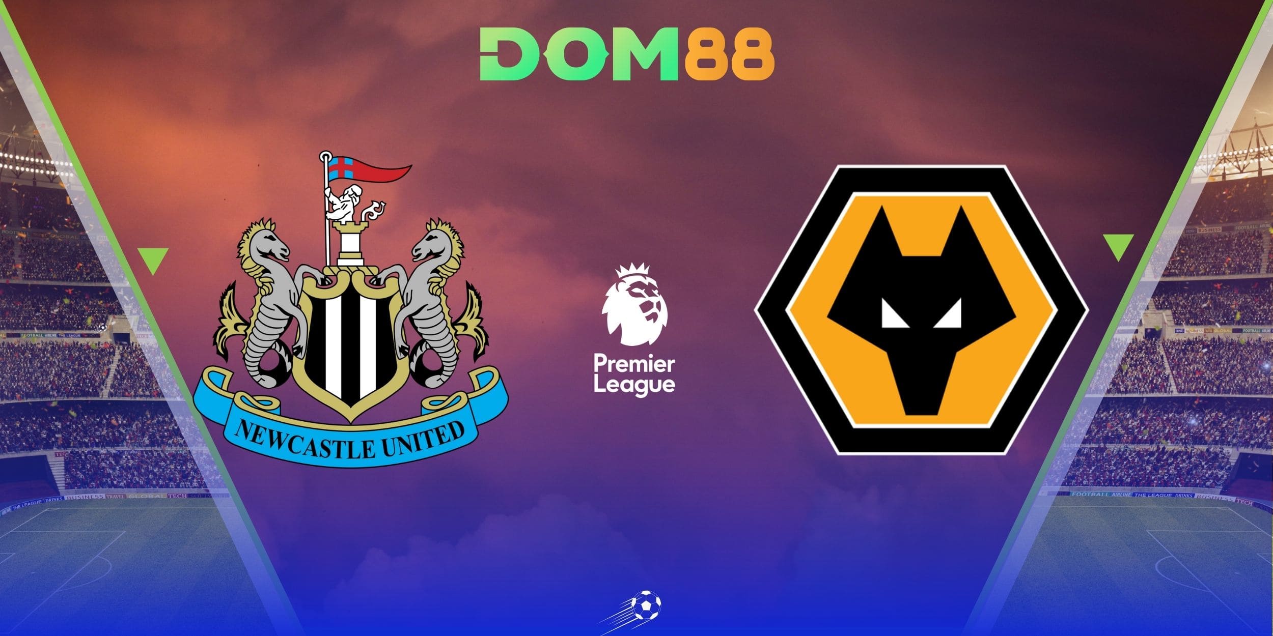 Newcastle United tiếp đón Wolves trên sân St James’ Park