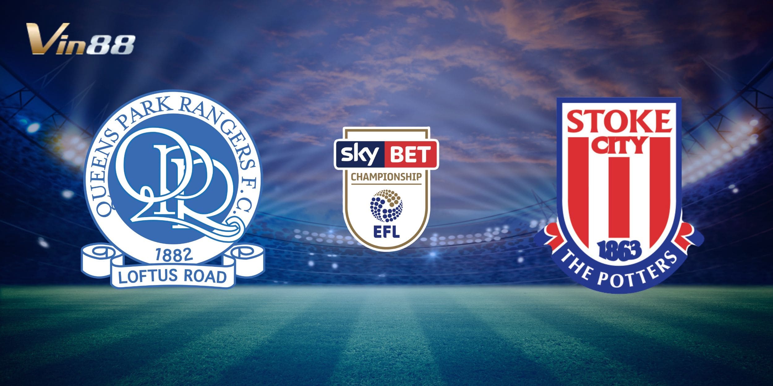 QPR vs Stoke City có tỷ lệ chiến thắng cân bằng