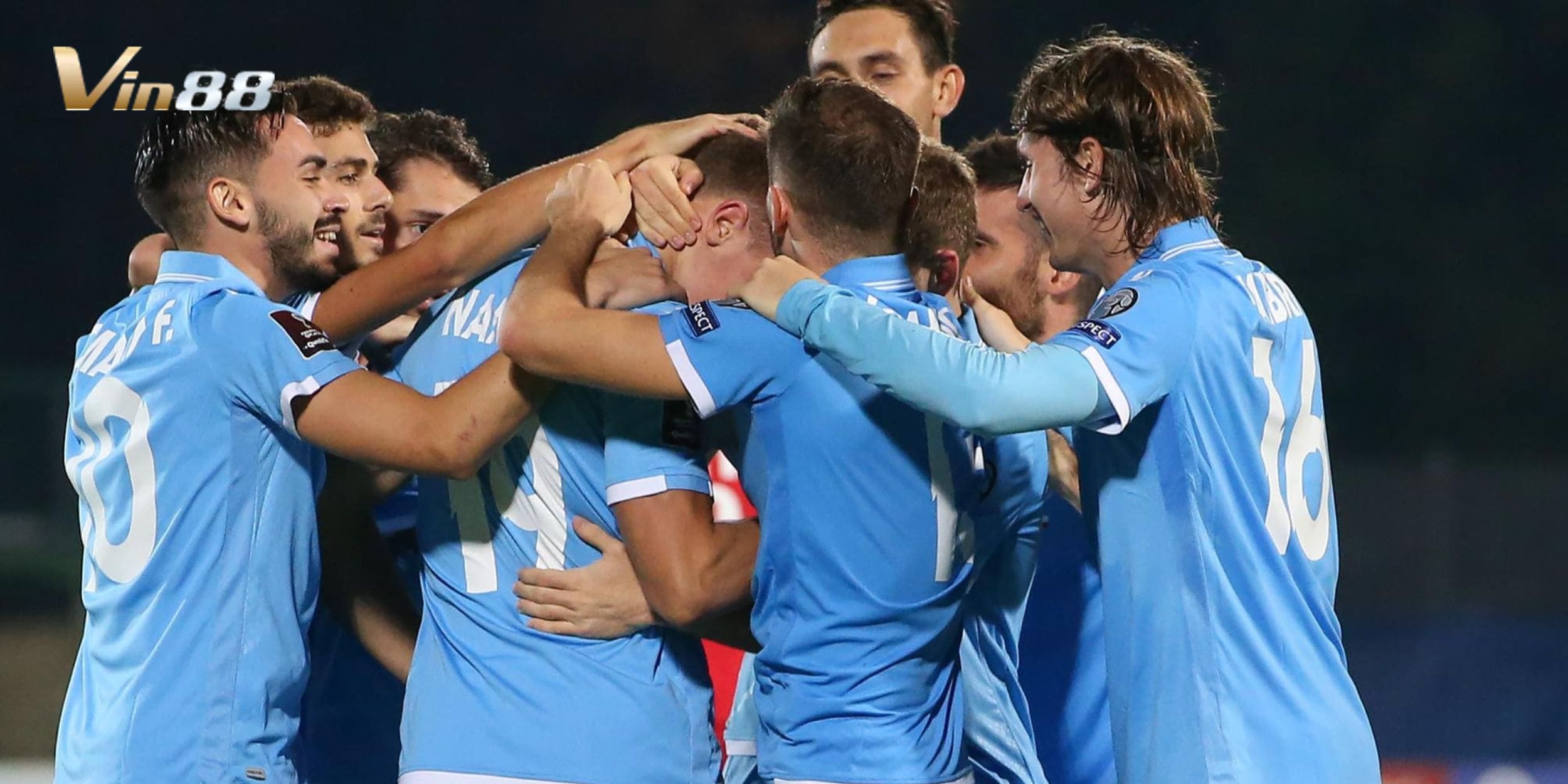 San Marino trung thành với sơ đồ 5-4-1, ưu tiên phòng ngự số đông