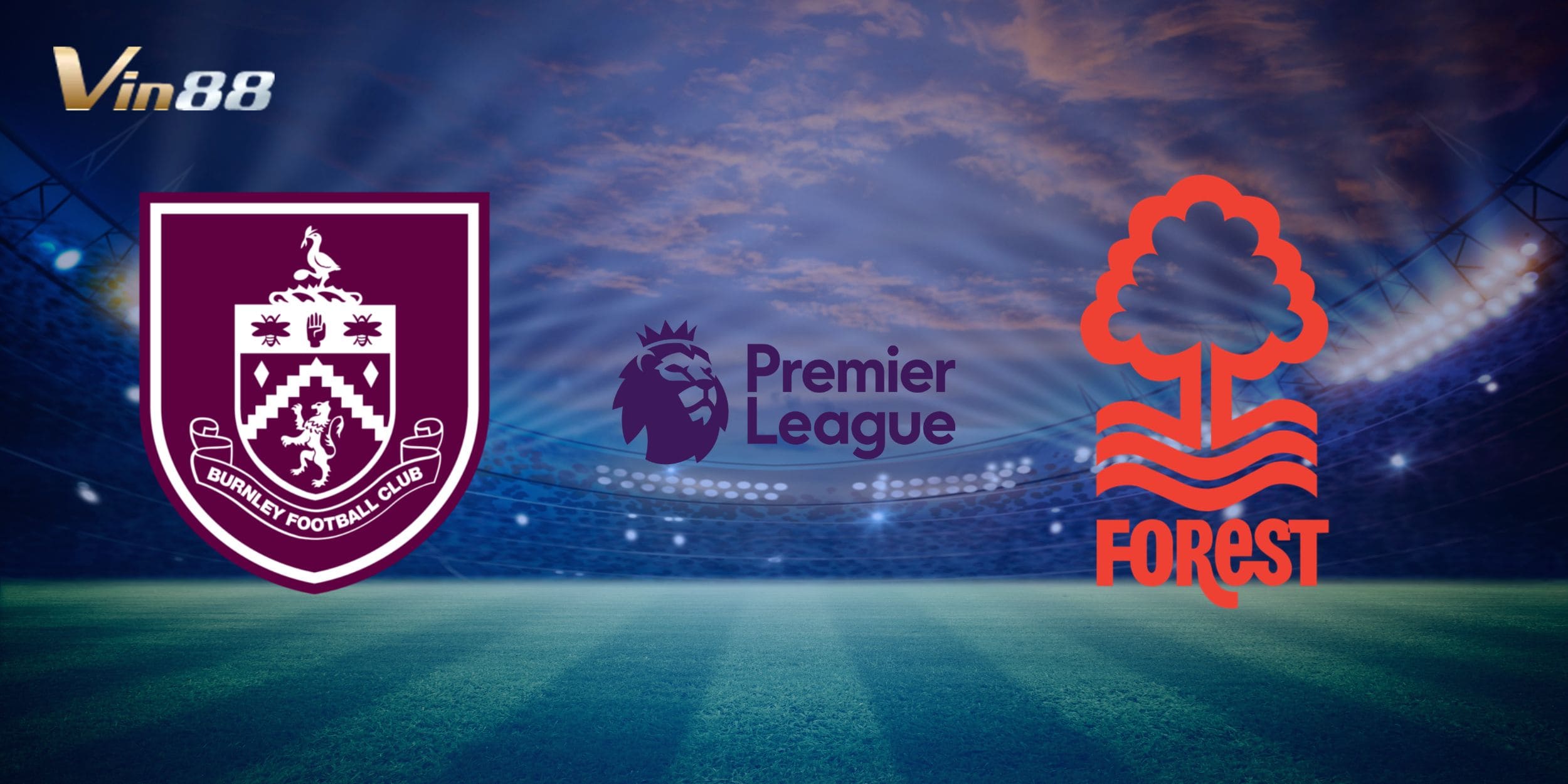 Sân Turf Moor rực lửa, nơi Burnley tiếp đón Nottingham Forest