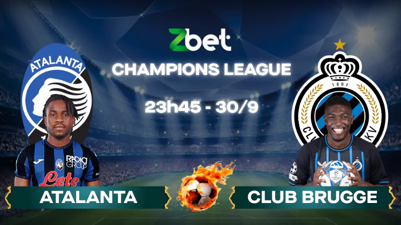Nhận định soi kèo Atalanta vs Club Brugge - 23h45 30/09/2025 - Champions League