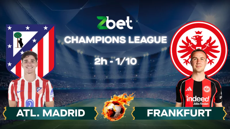Nhận định soi kèo Atletico Madrid vs Eintracht Frankfurt - 02h00 01/10/2025 - Champions League