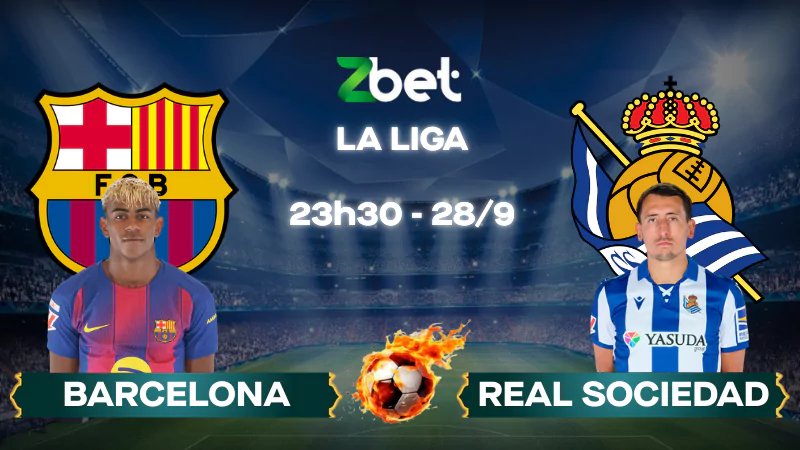 Nhận định soi kèo Barcelona vs Real Sociedad - 23h30 28/09/2025 - La Liga