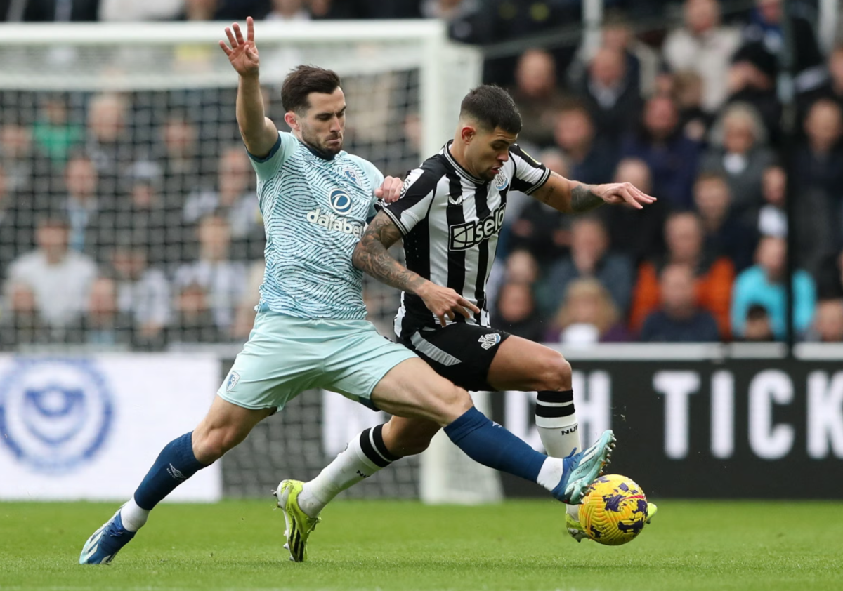 Dự đoán tỷ số Bournemouth - Newcastle:  2-1