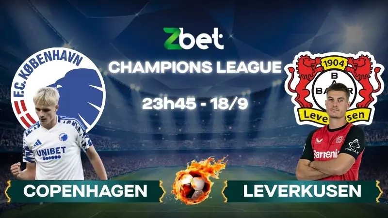 Nhận định soi kèo Copenhagen vs Bayer Leverkusen - 23h45 18/09/2025 - Champions League