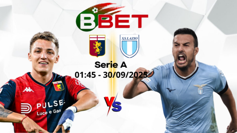Soi Kèo Genoa vs Lazio | 01:45 30/09/2025 - Serie A